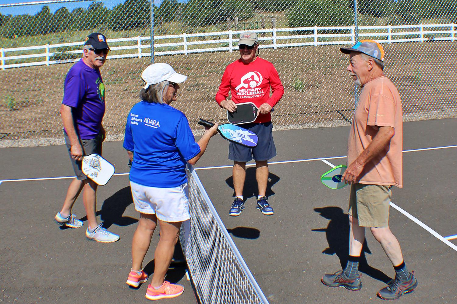 Private Pickleball Court at The Inn at Pennington Place in Walsenburg